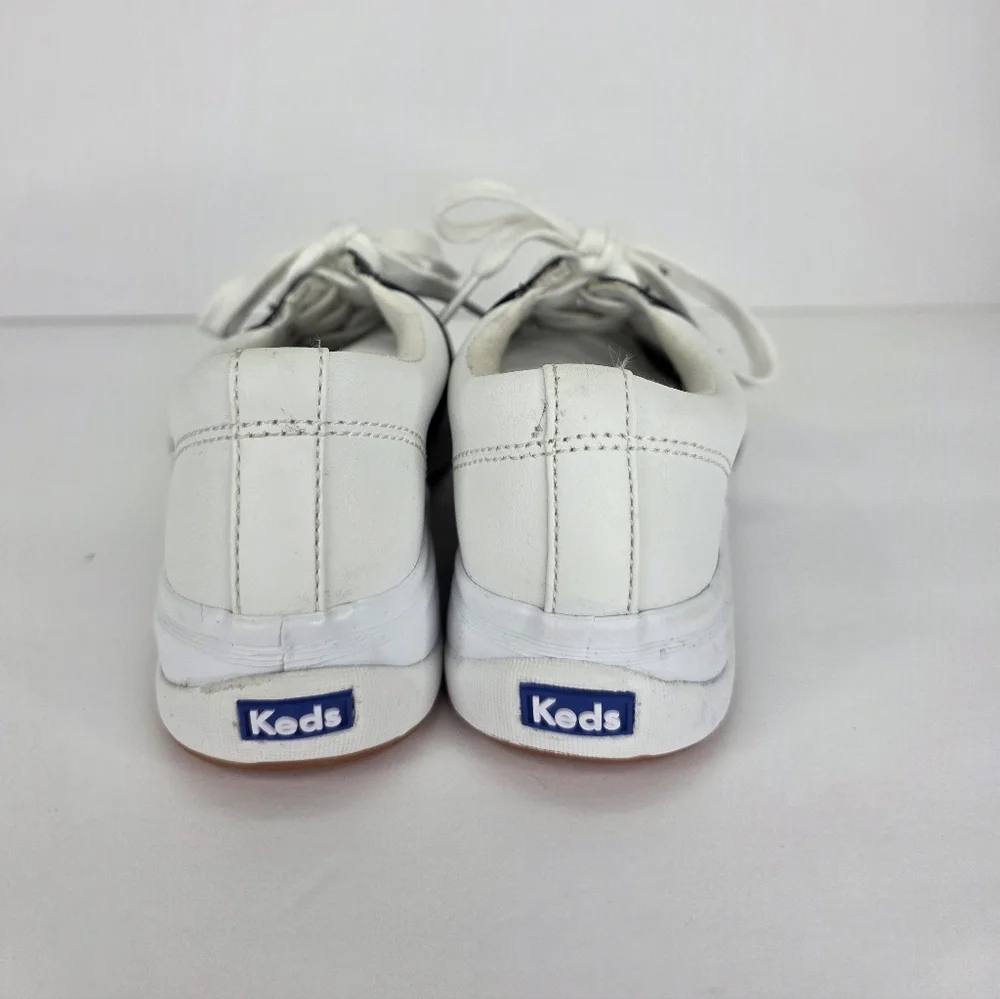 Keds Kid's School Days II Lace-up Saddle Shoe Uniform Oxford Leather Size 12.5M